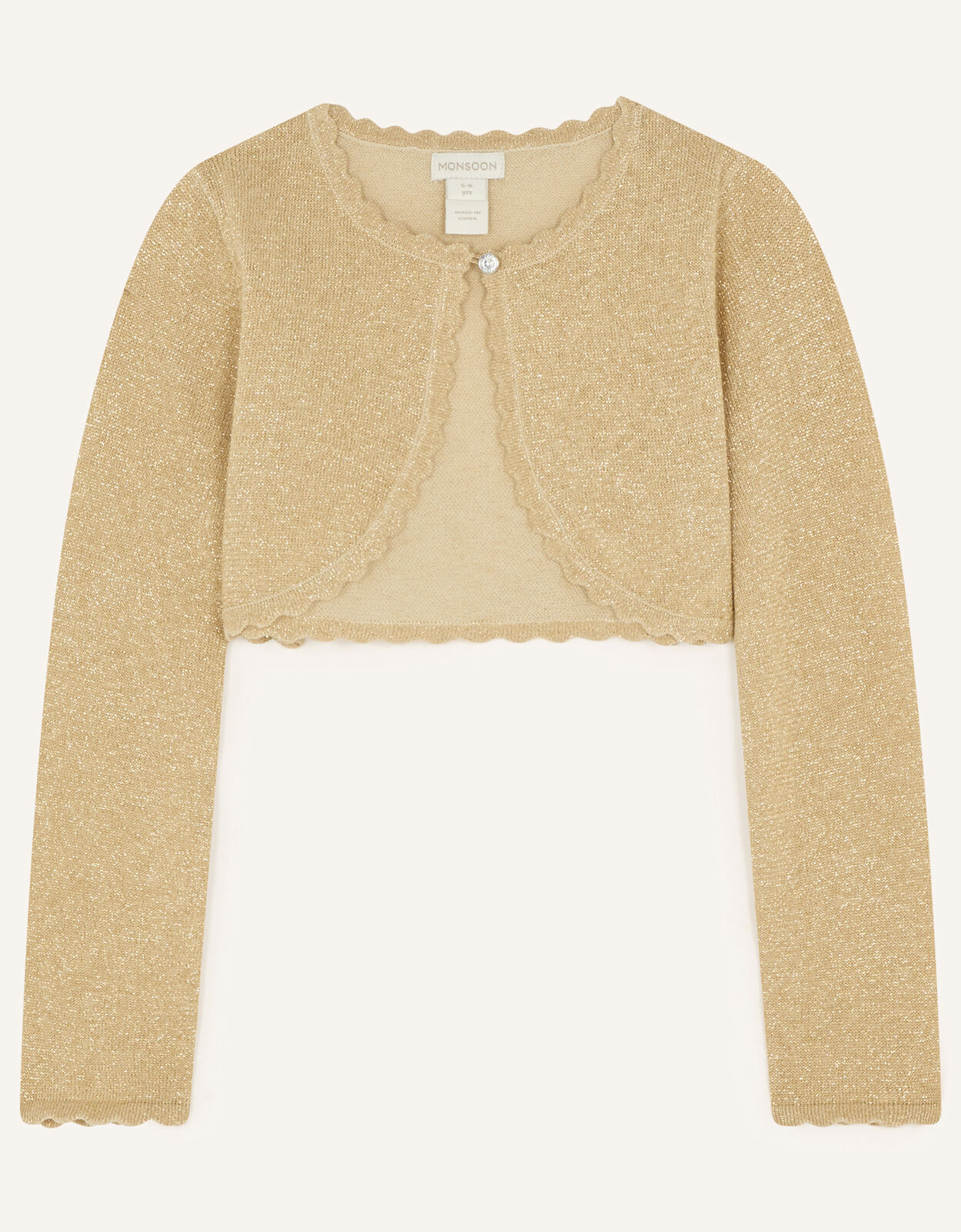 Gold kids cardigan 2025