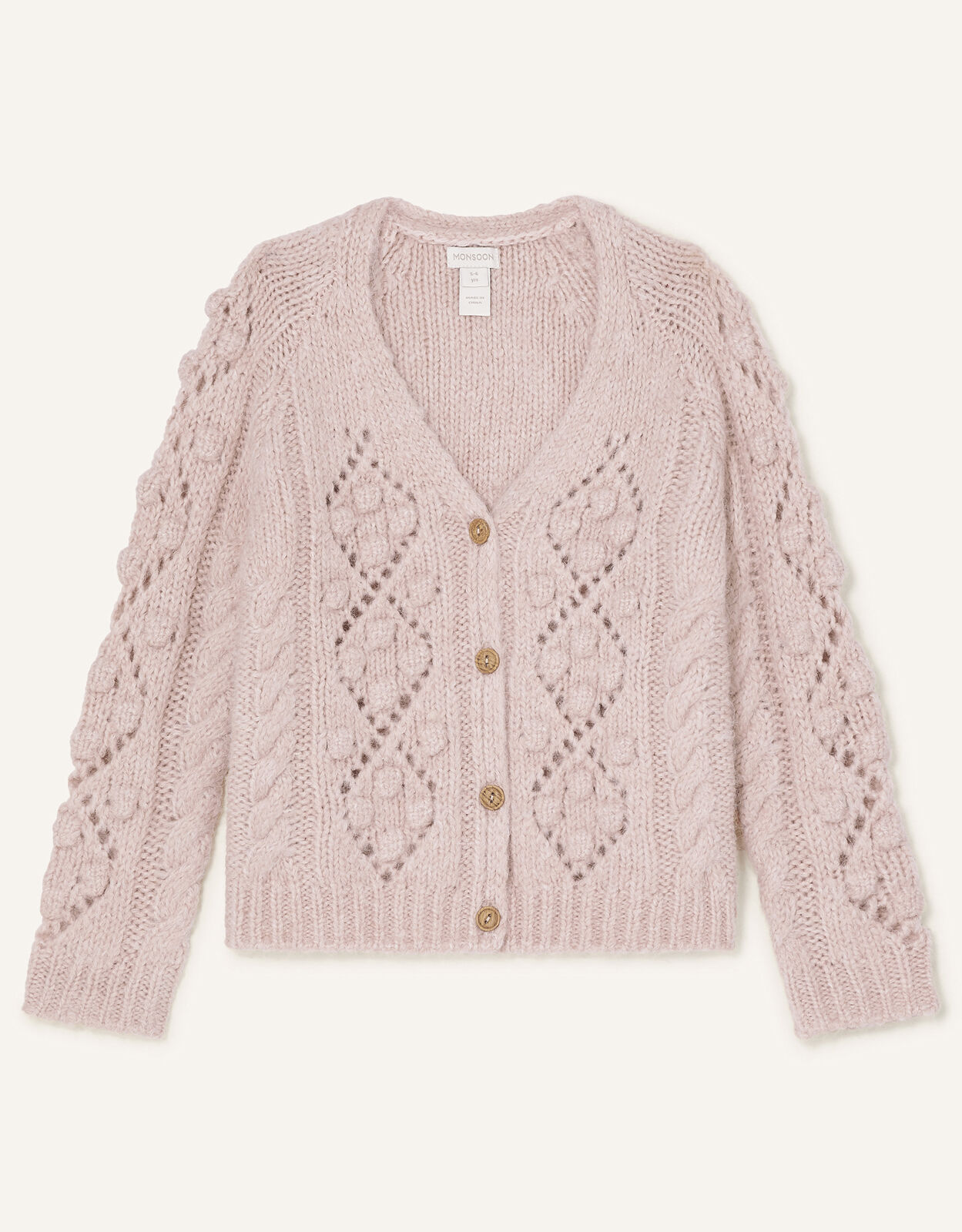 Chunky bobble hot sale knit cardigan