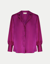 East Satin Blouse, Pink (PINK), large