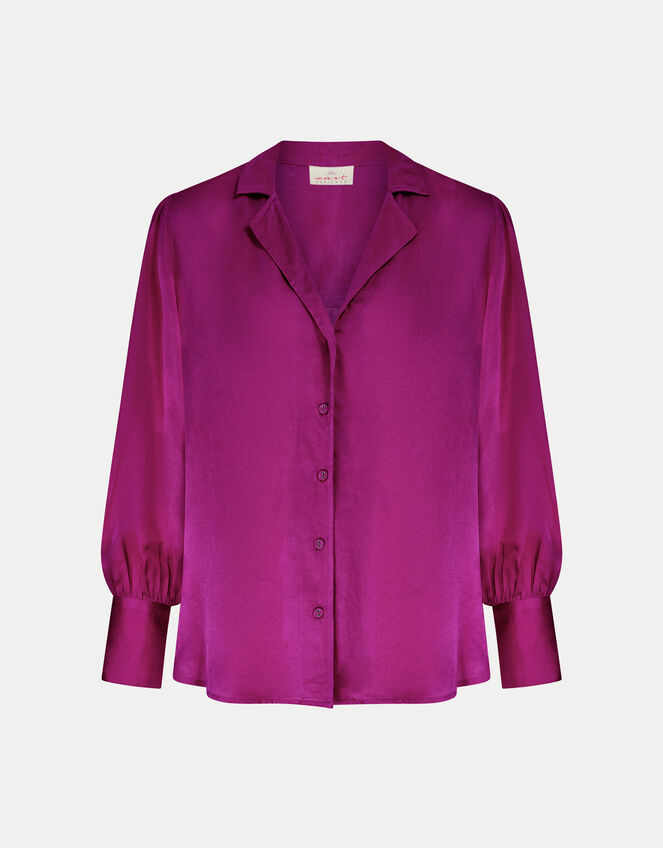 East Satin Blouse, Pink (PINK), large