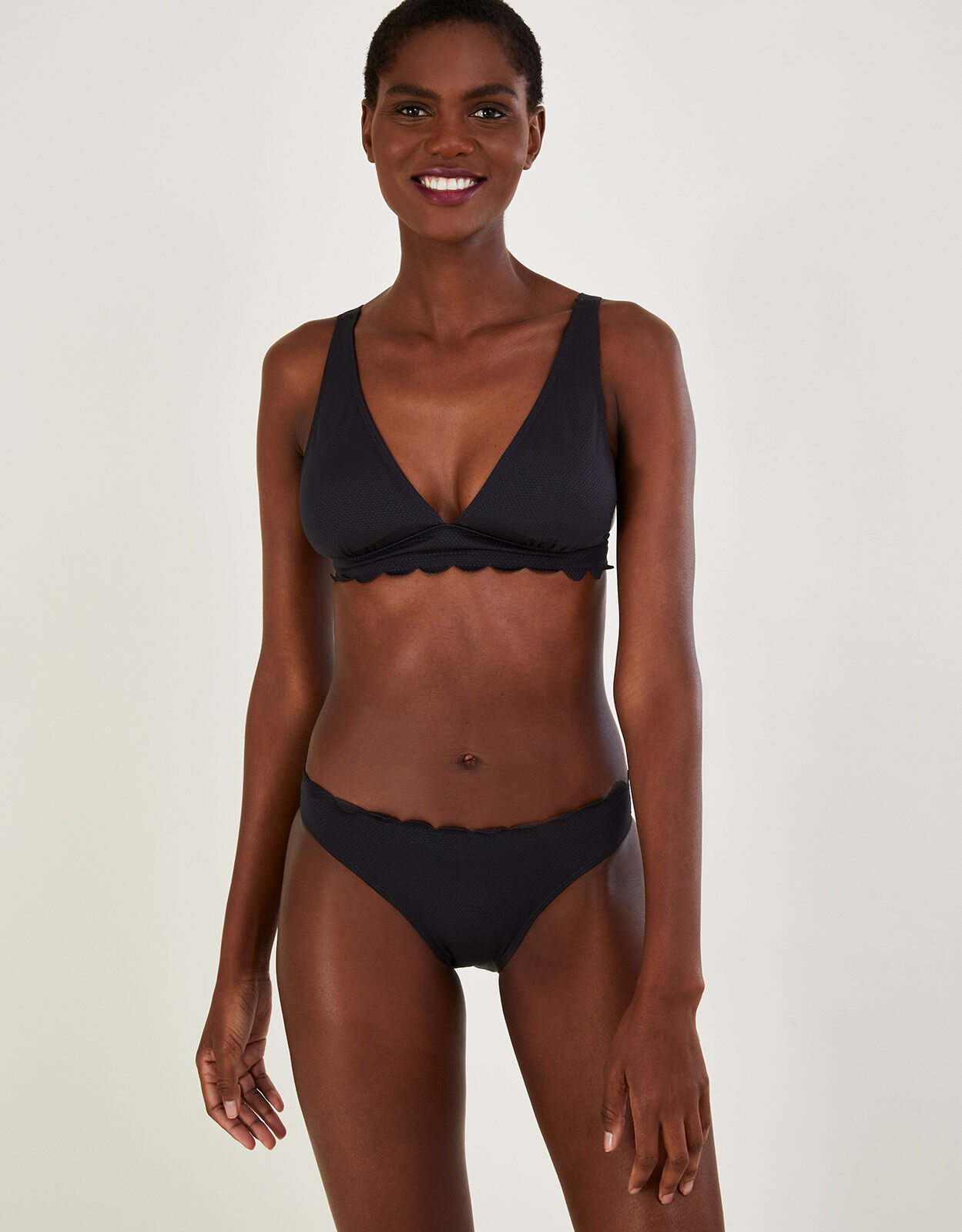 H and m scalloped bikini shop