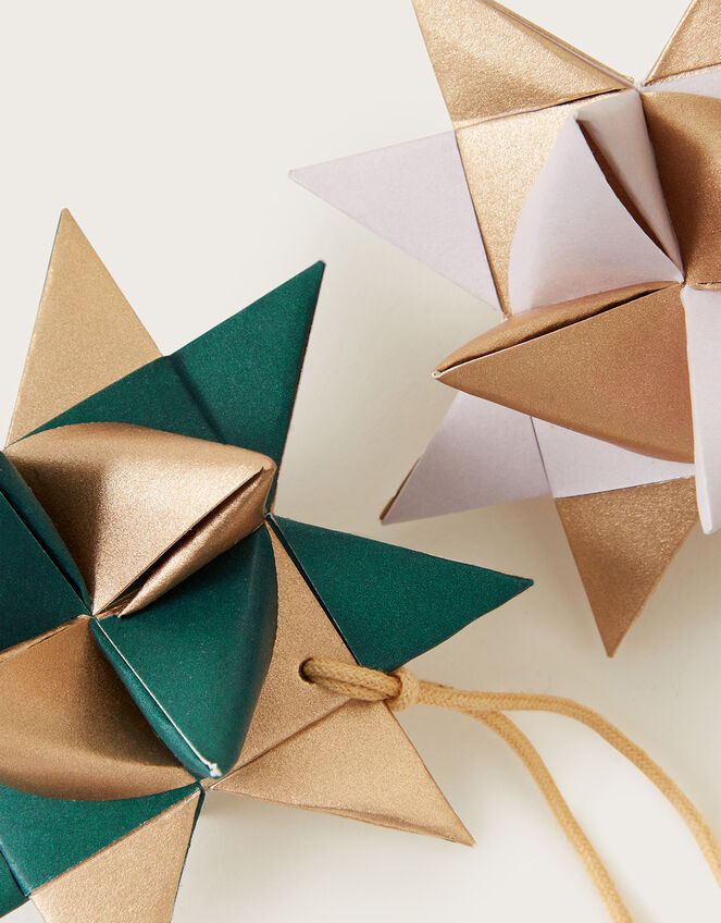 Paper Star Decorations Set of Two, , large