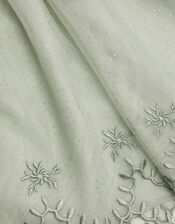 Baby Bonnie Embroidered Party Dress, Green (SAGE), large