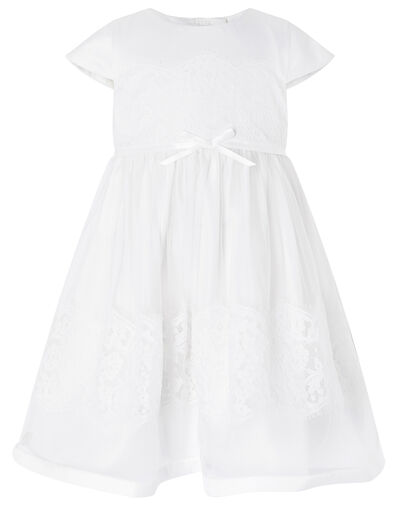 Baby Alovette Christening Gown Ivory, Ivory (IVORY), large