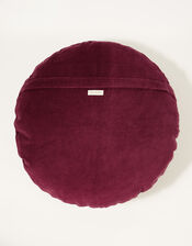 Round Velvet Cushion, , large