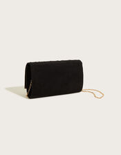 Pleated Occasion Clutch Bag, , large