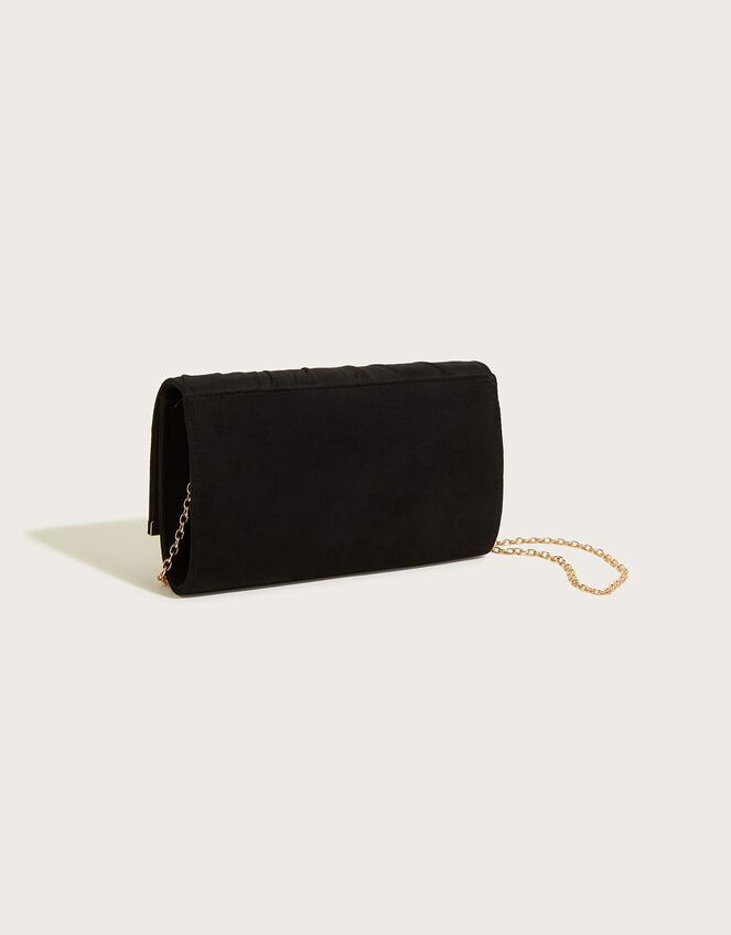 Pleated Occasion Clutch Bag, , large