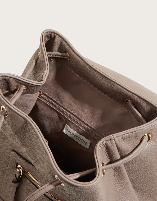 Scallop Backpack, Grey (GREY), large