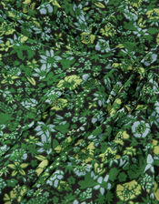 Fabienne Chapot Floral Wrap Midi Dress, Green (GREEN), large