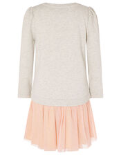 Rainbow Bag 2-in-1 Sweat Dress, Camel (OATMEAL), large