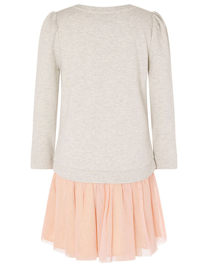 Rainbow Bag 2-in-1 Sweat Dress, Camel (OATMEAL), large