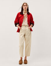 Esme Polka Dot Shirt & Scarf , Ivory (IVORY), large