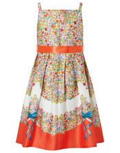 Jasmine Ditsy Floral Twill Dress, Multi (MULTI), large