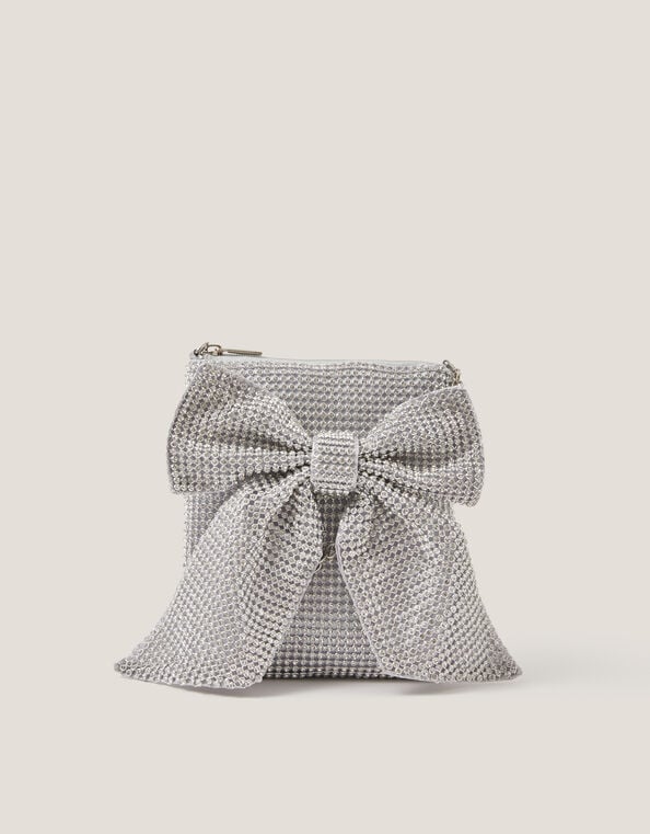 Diamant&eacute; Embellished Bow Bag, , large
