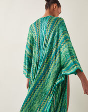 Nadia Zigzag Stripe Kaftan, , large