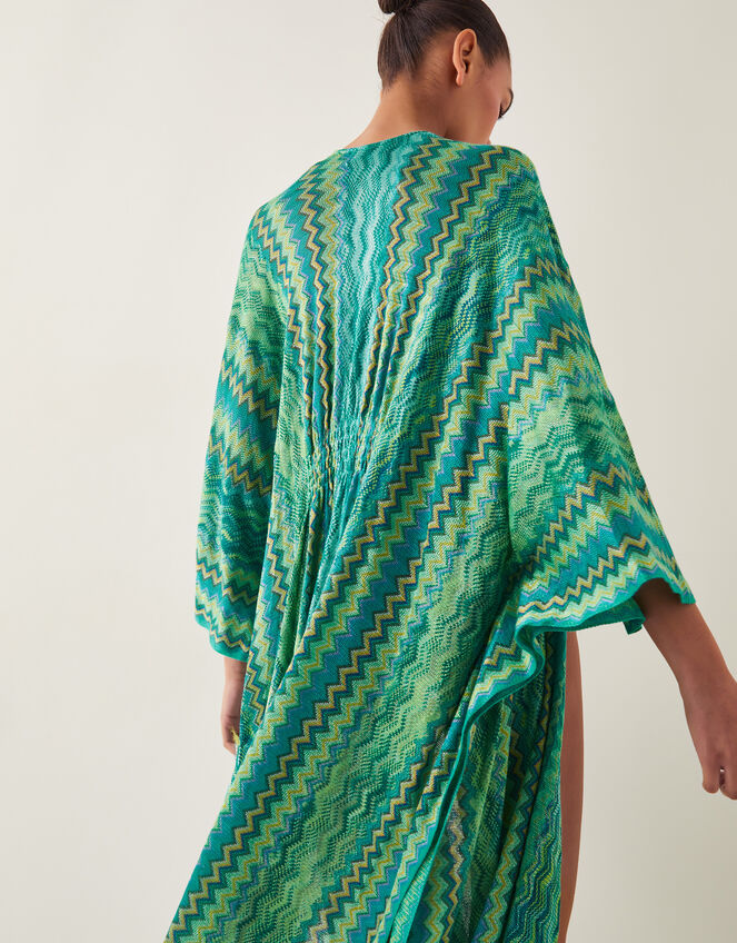 Nadia Zigzag Stripe Kaftan, , large