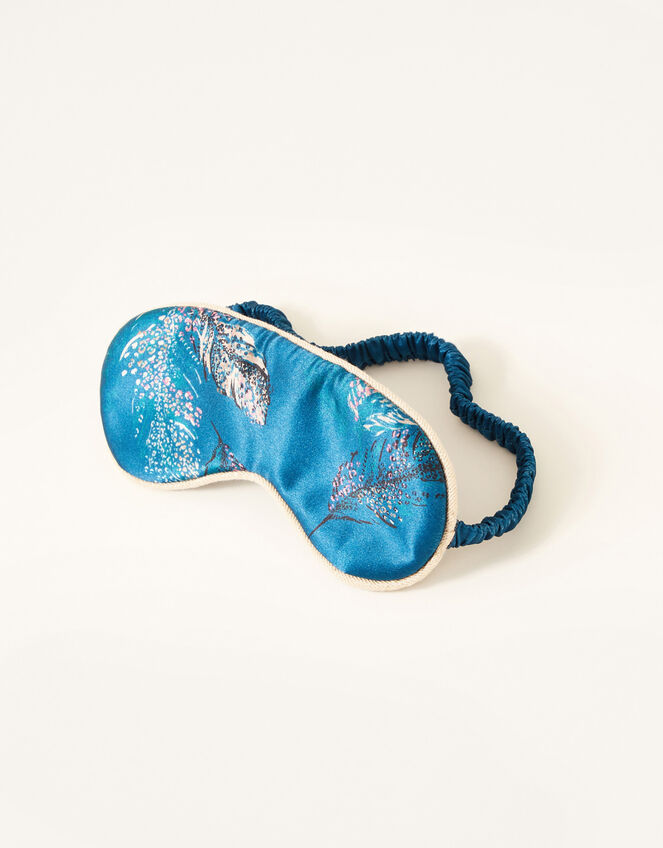 Feather Print Eye Mask, , large