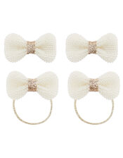 Pearly Bow Hair Accessory Set, , large