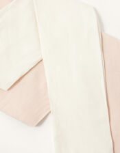 Plain Nylon Tights Set of Two, Multi (MULTI), large