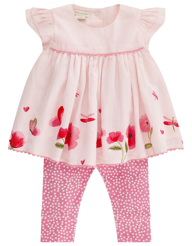 Newborn Baby Pippa Top and Legging Set, Pink (PINK), large