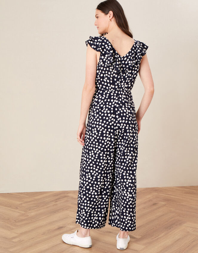 Jenny Spot Jumpsuit in LENZING™ ECOVERO™, Blue (NAVY), large
