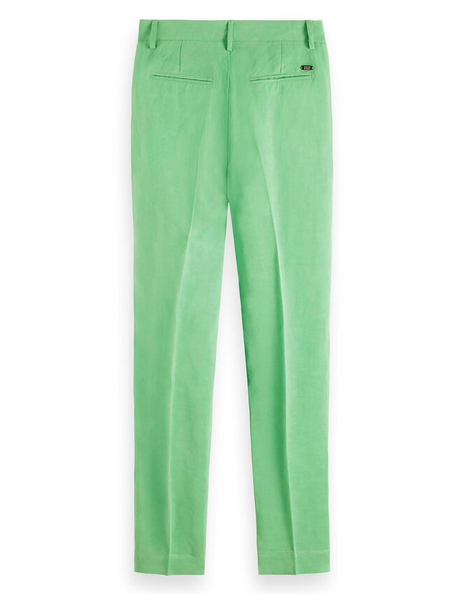 Scotch and Soda Lowry Mid-Rise Trousers Shorter Length, Green (GREEN), large