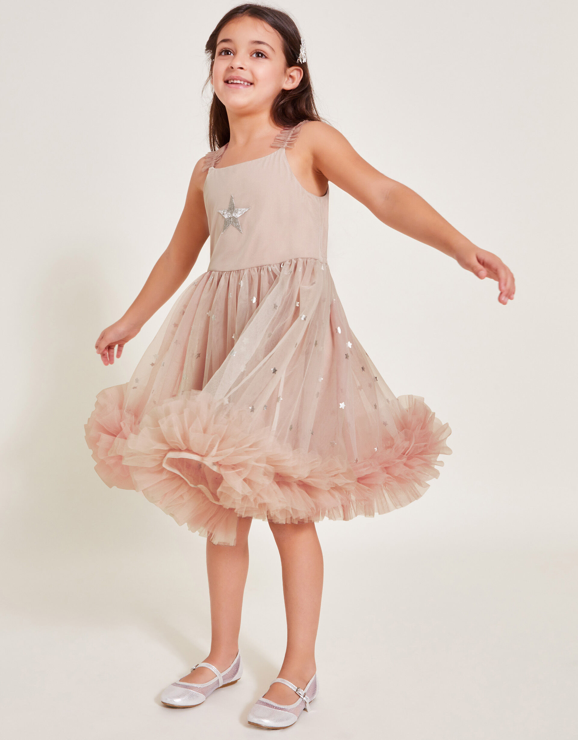Star ruffle dress online