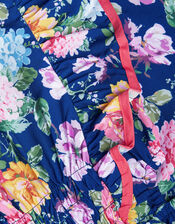 Vintage-Style Floral Jumpsuit, Blue (NAVY), large