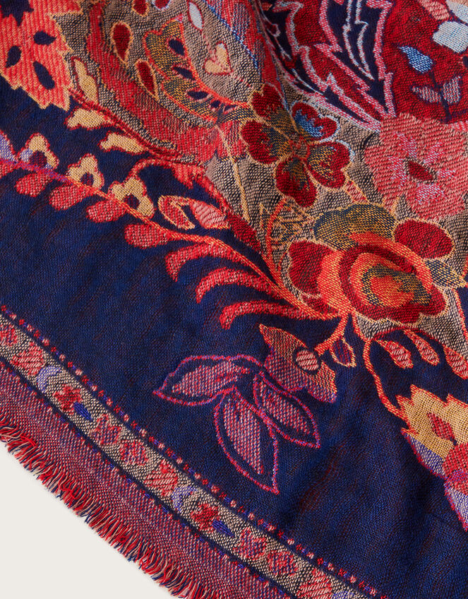 Paisley Jacquard Scarf, , large