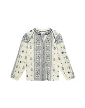 Maison Hotel Stephanie Embroidered Blouse, White (OFF WHITE), large