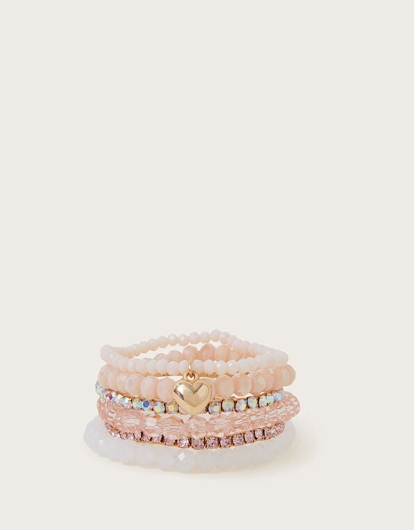 6-Pack Pretty Stone Bracelets, , large