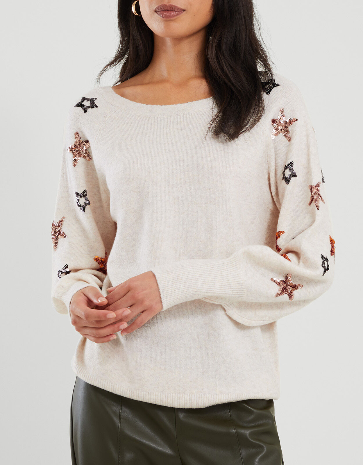 Scoop neck deals christmas jumper