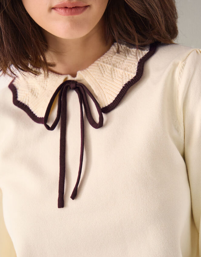 Carla Collar Jumper Ivory