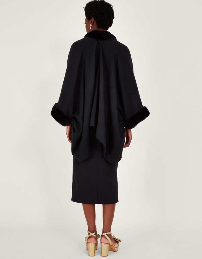 Faux Fur Wrap, , large