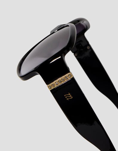 Oversized Wrap Sunglasses, , large