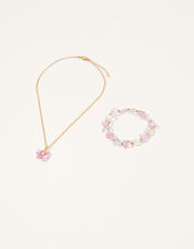 Gem Butterfly Jewellery Set, , large