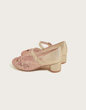 Ombre Butterfly Heels, Gold (GOLD), large
