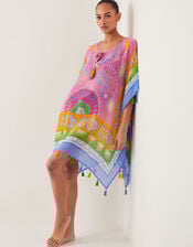 Monika Floral Print Mini Kaftan, , large