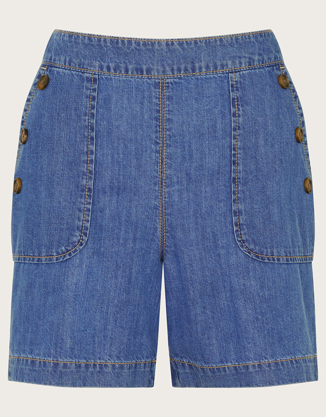 Harper Denim Shorts, Blue (DENIM BLUE), large