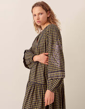 East Dilly Gingham Cotton Dress, Multi (MULTI), large