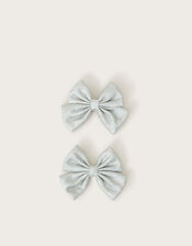 2-Pack Bow Hair Clips, , large