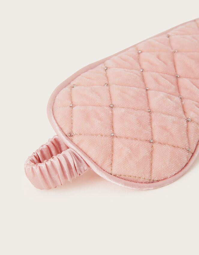 Velvet Quilted Eye Mask, , large