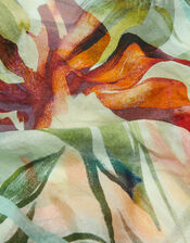 Aimee Lou Floral Square Silk Scarf, , large