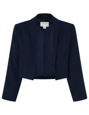 Juni Cropped Jacket, Blue (NAVY), large