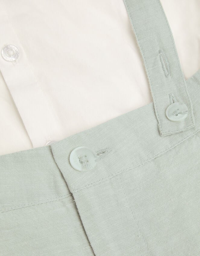 Rowan 3-Piece Short Suit with Braces, Green (SAGE), large