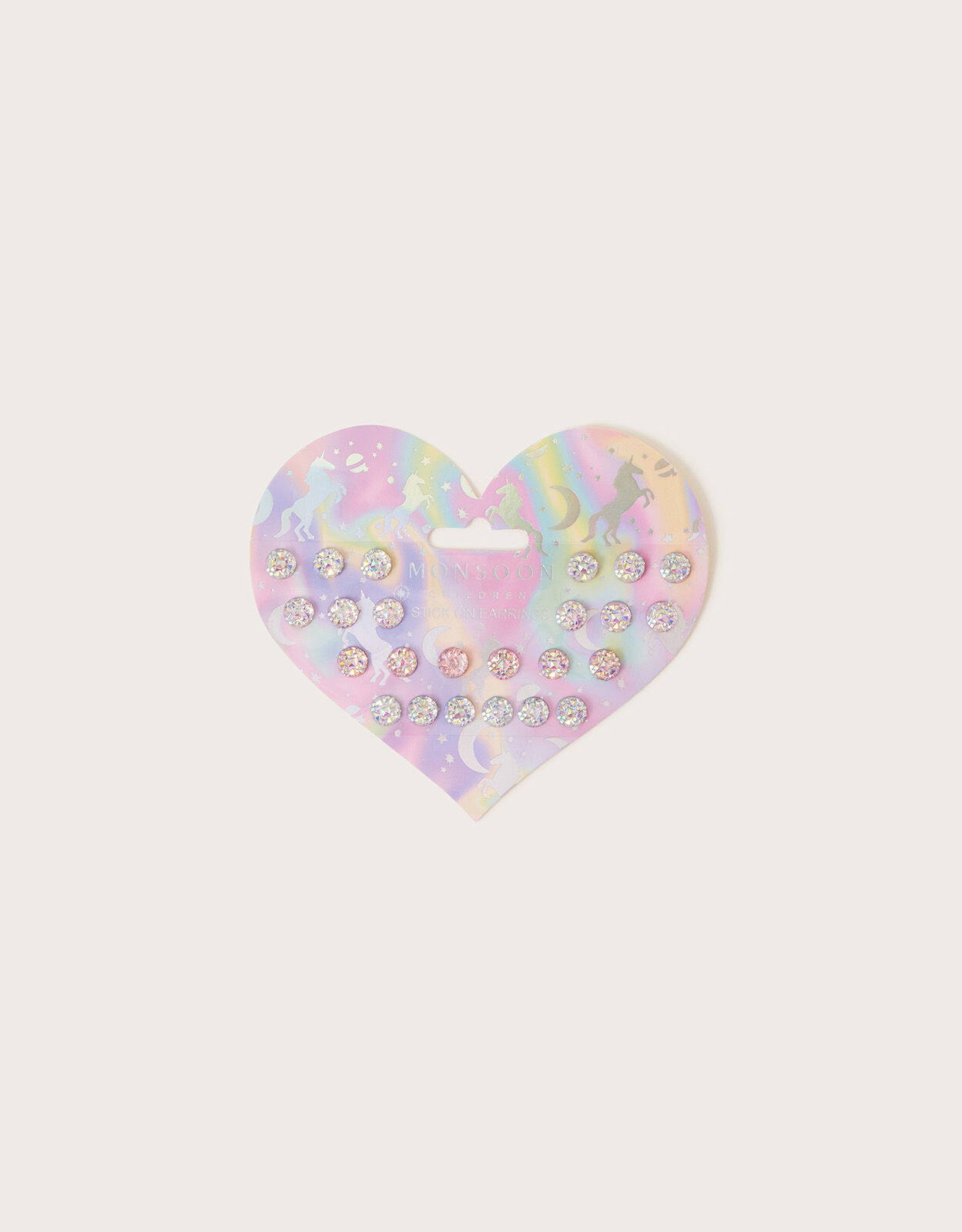 Unicorn stick on earrings hotsell