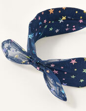 Rainbow Star Knot Headband, , large