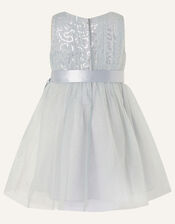 Baby Sequin Sparkle Dress, Grey (GREY), large