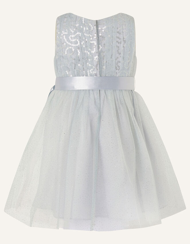 Baby Sequin Sparkle Dress, Grey (GREY), large