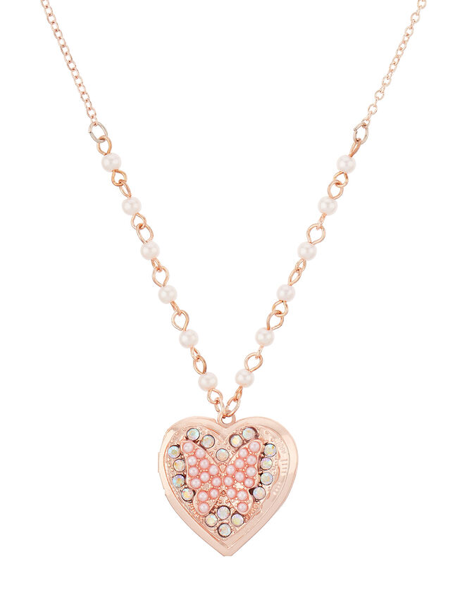 Venita Butterfly Locket Necklace, , large